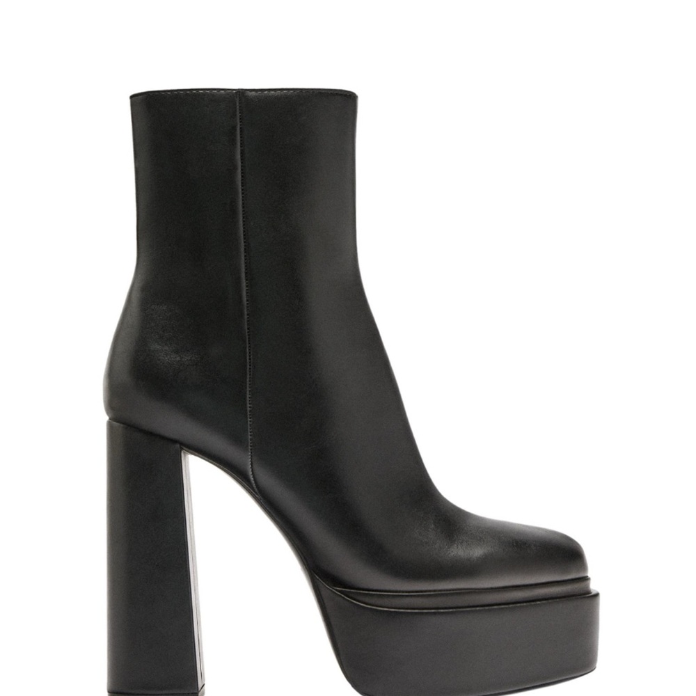 Black Platform Ankle Boots
